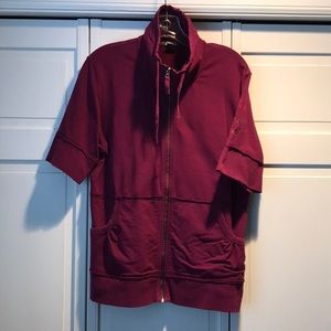 EDDIE BAUER Purple Embroidered Sweatshirt